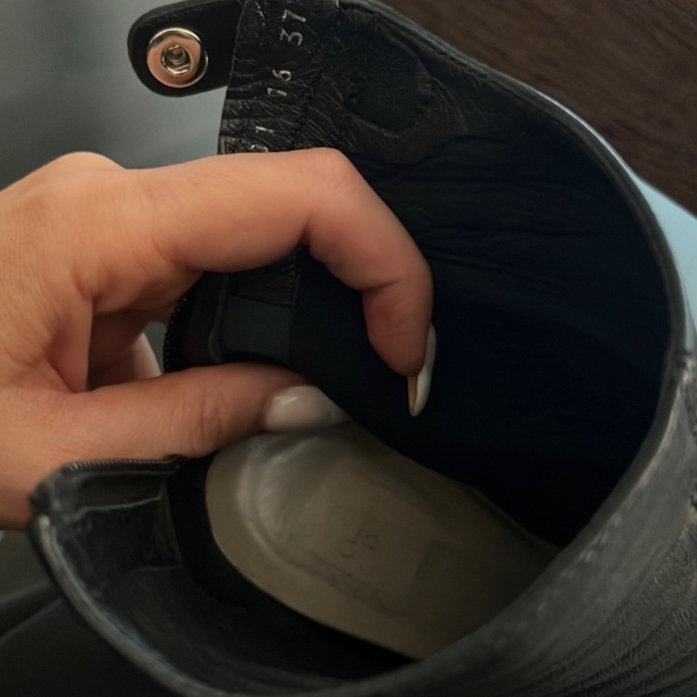 Christian Dior lamb skin leather soft boots air 37.5 worn in good shape - Picture 7 of 9